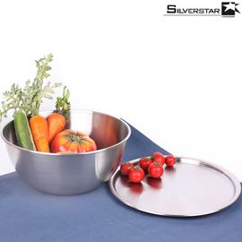 [SILVERSTAR] Stainless Steel Mixing Bowl Large 26cm – Durable, Stain & Odor Resistant, Built-In Measuring Scale, No-Spill Water Nozzle Design - Made in Korea